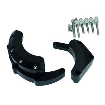CNC padáky motoru - černé pro MT-09 14-16 levá a pravá